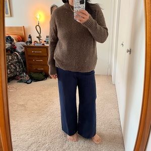 Crewneck Wool/Yak Sweater from Muji